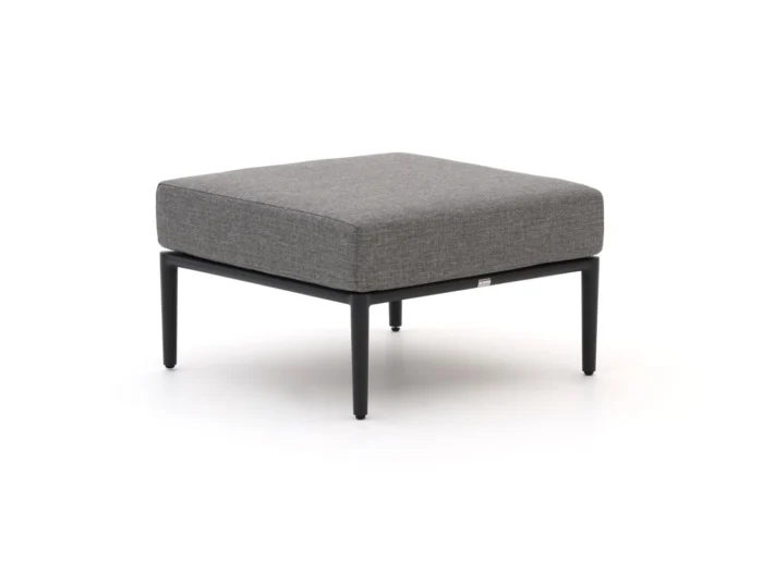 Bellagio tuinmeubelen Mineo lounge voetenbank 71x71cm - Grijs