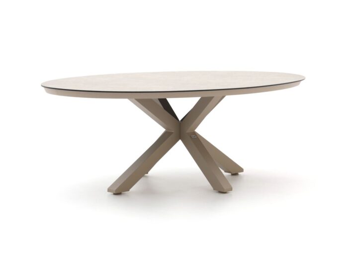 Tierra Outdoor + 15% kassakorting | Oblong dining tuintafel 220x130x75cm – Taupe