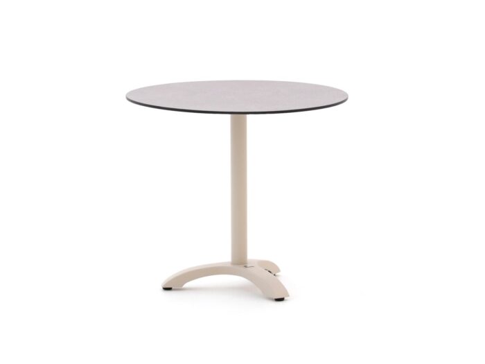 Bellagio tuinmeubelen Bellagio Lisio tuintafel ø80cm (h:73cm) Laagste prijsgarantie! – Taupe