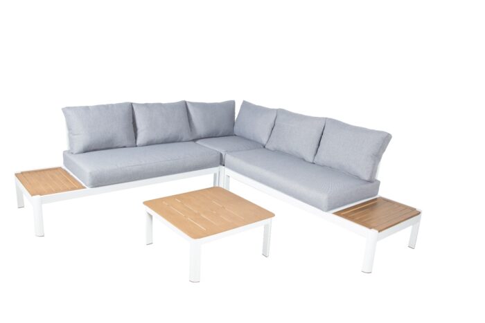Aluminium loungeset Lotus 5 personen