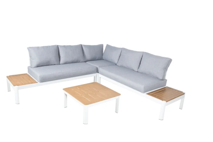Aluminium loungeset Lotus 5 personen