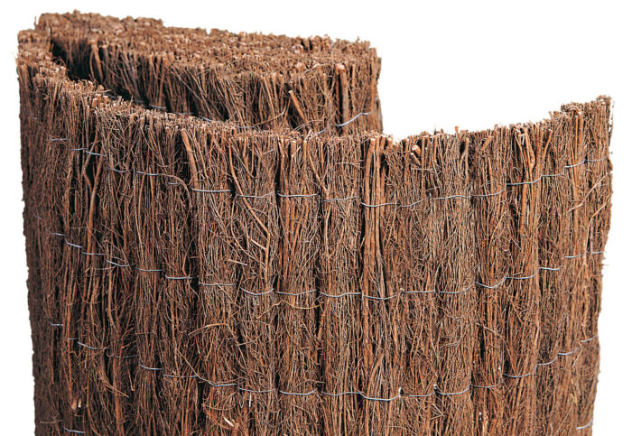 Heidematten heidemat tuinscherm exclusief 2x5m (1700gr/m2) 75%