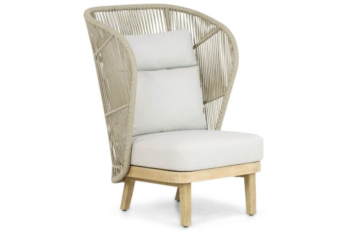 Coco Napoli lounge tuinstoel – Naturel teak