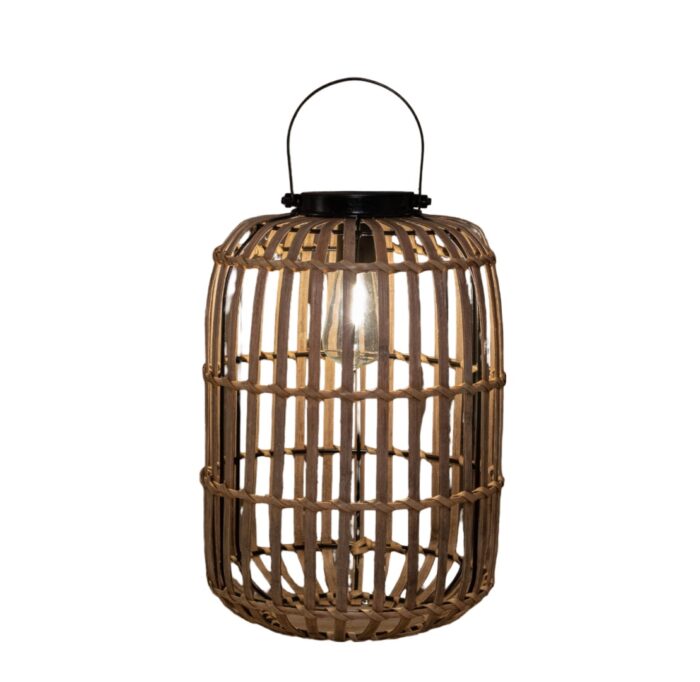 Annas collection Lantaarn Bamboe 22 x 33 cm solar Anna’s Collection – naturel