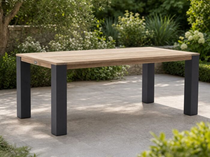 ROUGH Furniture ROUGH-X dining tuintafel 200x100x76cm – Bruin