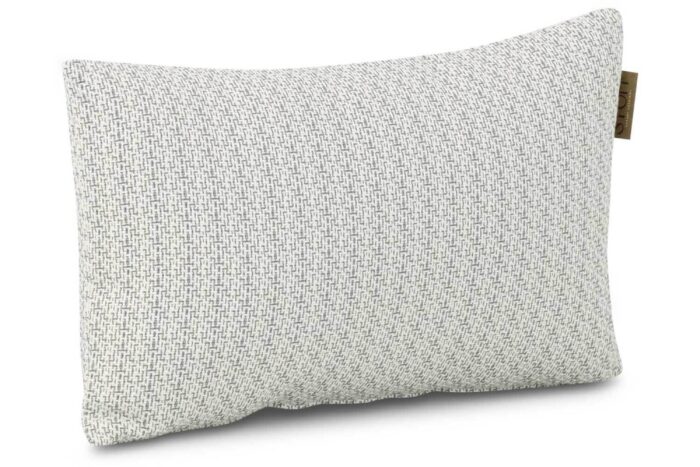 Stoff Misao sierkussen 50 x 30 cm – Taupe-naturel-bruin