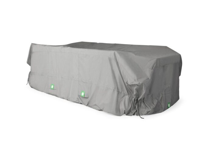 SUNS Tuinmeubelhoes S14 t.b.v. Nardo lounge tuinbank incl hoek rechts 260x80x87cm Laagste prijsgarantie! – Grijs