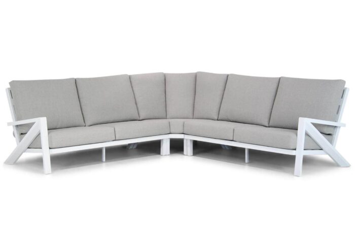 Santika Furniture Cinta hoek loungeset 3-delig Quick Dry Foam – Wit