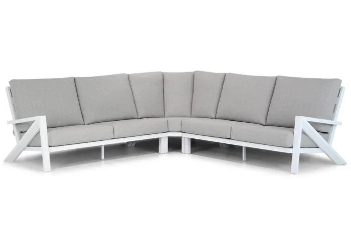 Santika Furniture Cinta hoek loungeset 3-delig Quick Dry Foam - Wit