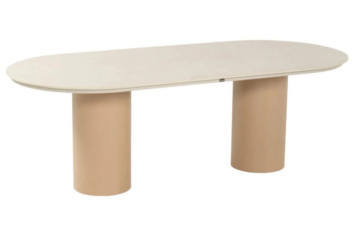 Hartman Valencia dining tuintafel 220 x 100 cm – Taupe-naturel-bruin