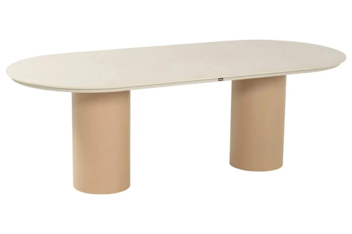 Hartman Valencia dining tuintafel 220 x 100 cm - Taupe-naturel-bruin