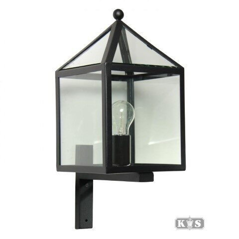 Ks verlichting Bloemendaal muurlamp zwart