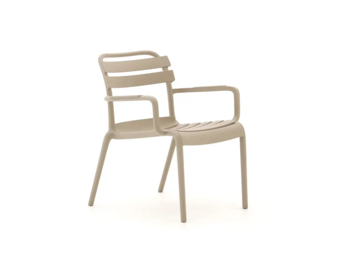Forza Furniture Vico lounge tuinstoel stapelbaar - Taupe