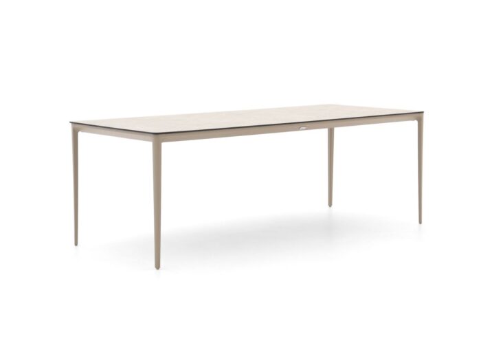 Tierra Outdoor Elegante dining tuintafel 219x92x74cm Laagste prijsgarantie! – Taupe