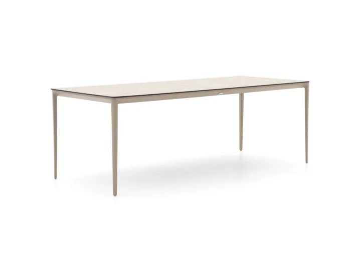 Tierra Outdoor Elegante dining tuintafel 219x92x74cm - Taupe