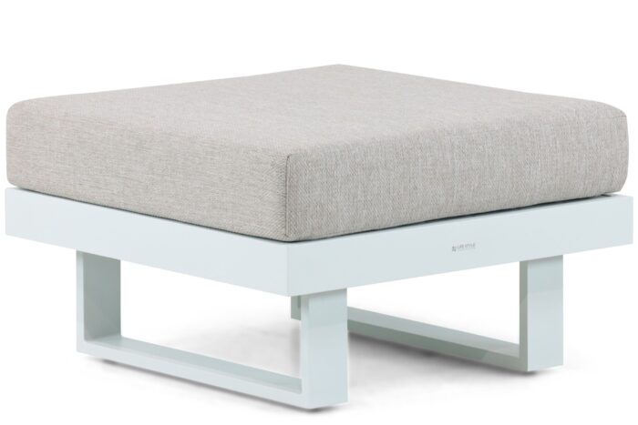 Lifestyle Garden Furniture Lorenzo lounge voetenbank – Wit