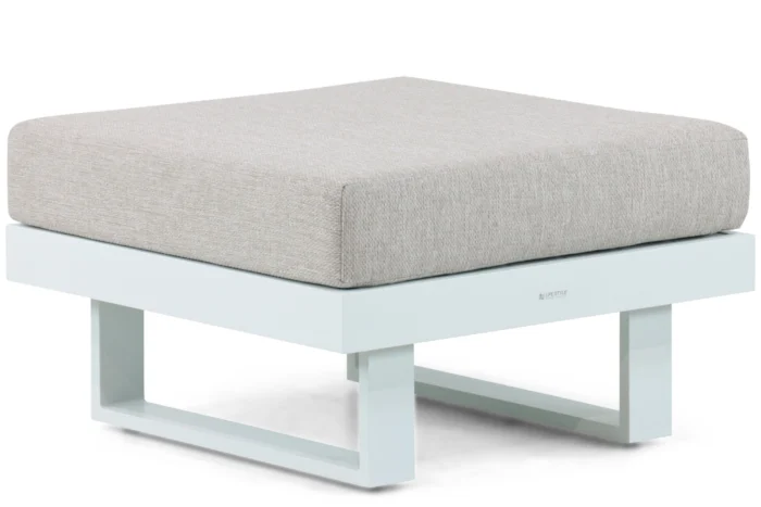 Lifestyle Garden Furniture Lorenzo lounge voetenbank - Wit