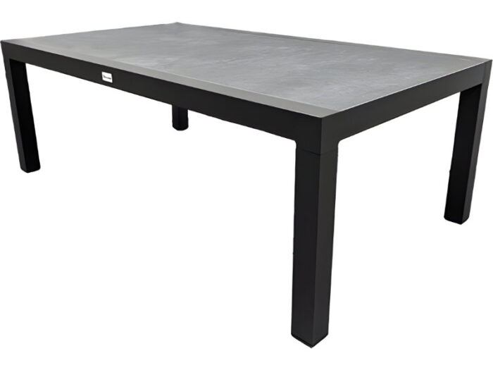 Own Benton tea table aluminium frame antraciet blad – zwart