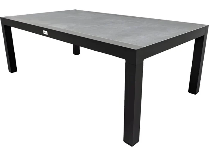 Own Benton tea table aluminium frame antraciet blad - zwart