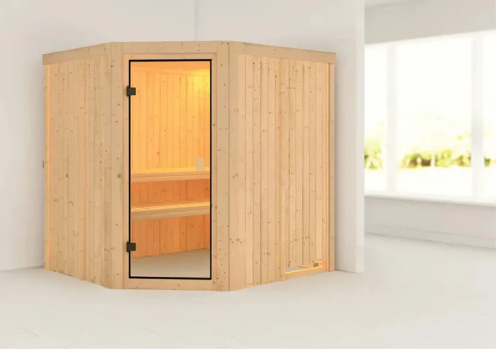 Karibu | Bodo Sauna | Kachel 9 kW Externe Bediening