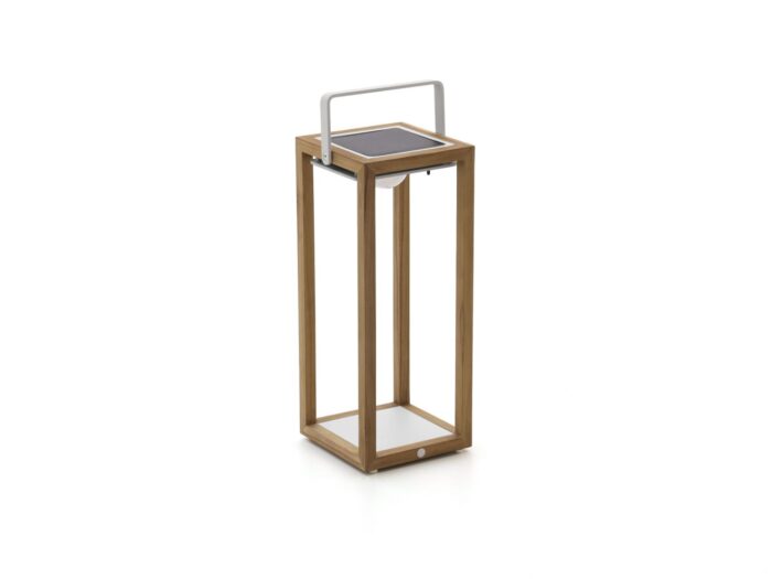 SUNS Tom lantaarn solar 21x22x54cm Laagste prijsgarantie! – Taupe