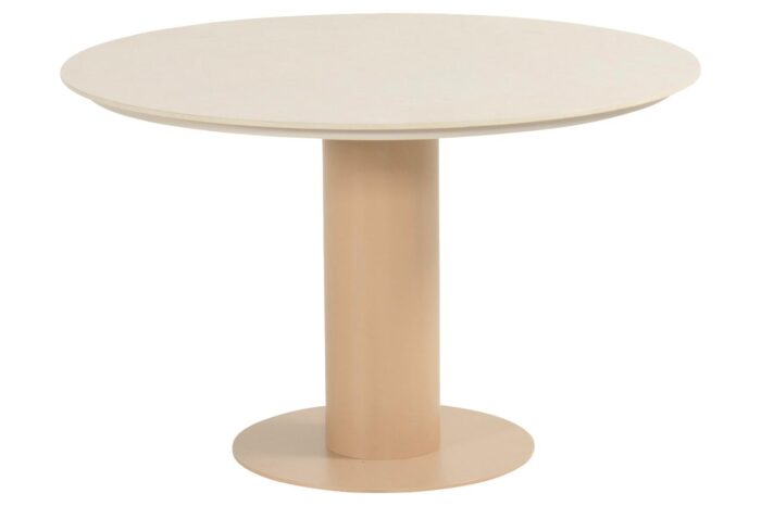 Hartman Girona ronde dining tuintafel 120cm cappuccino
