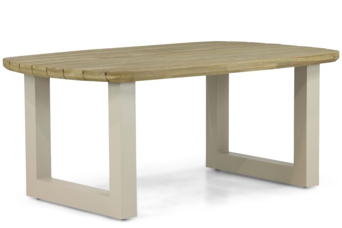 Lifestyle Garden Furniture Falcon/Talai dining tuintafel 180 x 115 cm – Taupe-naturel-bruin