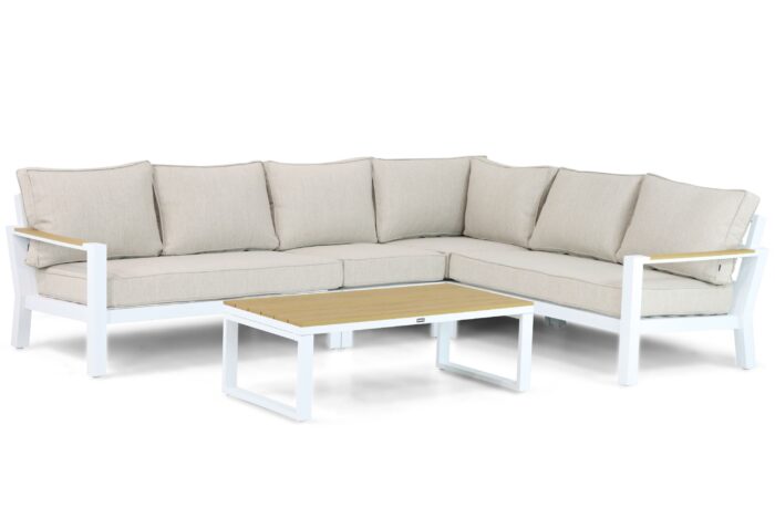 Lifestyle Garden Furniture Bilbao hoek loungeset 5-delig – Wit