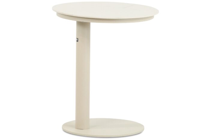 Santika Furniture Nanda lounge bijzettafel – Taupe-naturel-bruin