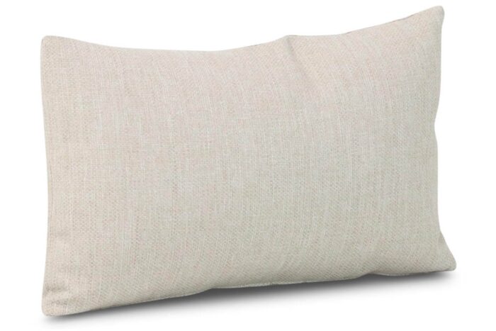 Stoff Morie sierkussen 50 x 30 cm – Taupe-naturel-bruin