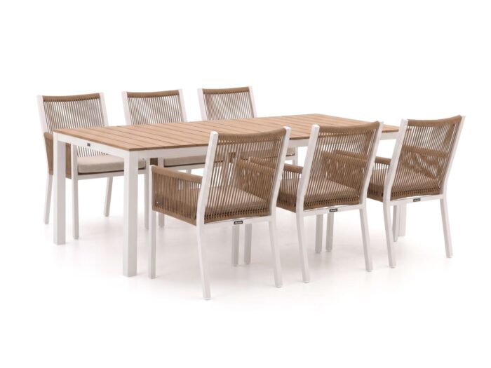 Manifesto Furniture Manifesto Rivola/Fidenza 220cm dining tuinset 7-delig Laagste prijsgarantie!