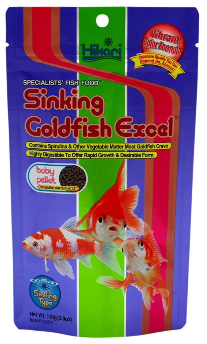 Hikari Goldfish Excel Baby 110 Gr vissenvoer - Zie Foto