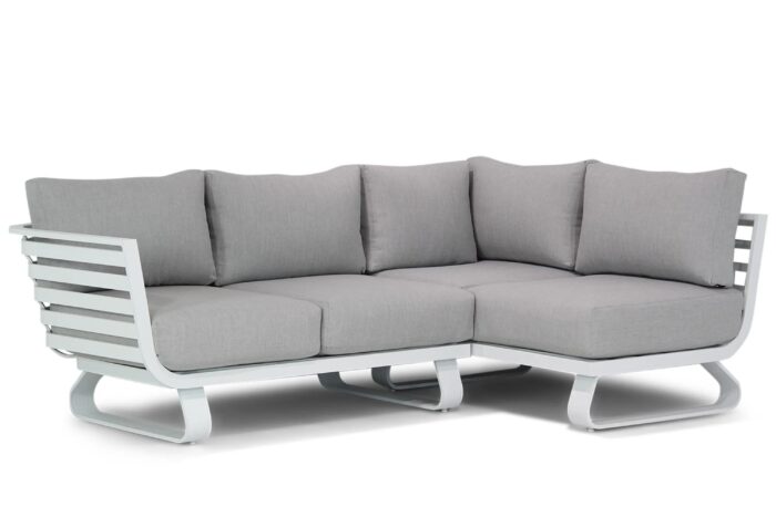 Santika Furniture Sovita hoek loungeset 3-delig – Wit