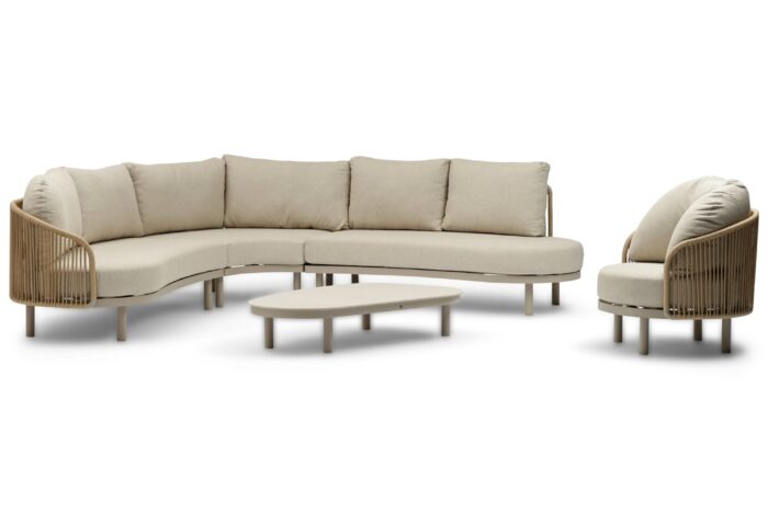 Coco Amici organisch loungeset 5-delig – Zand/Beige