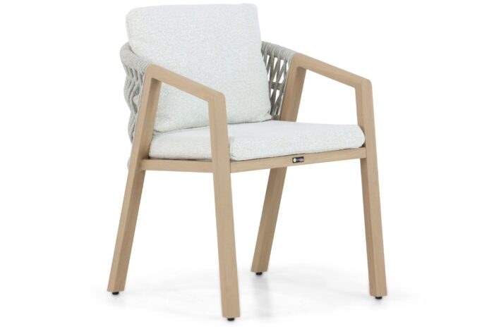 Santika Furniture Indah dining tuinstoel – Taupe-naturel-bruin
