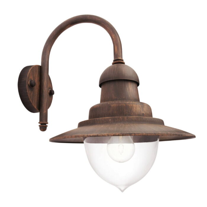 Philips Raindrop buitenwandlamp 1-lichts brons verlichting – bruin;rood