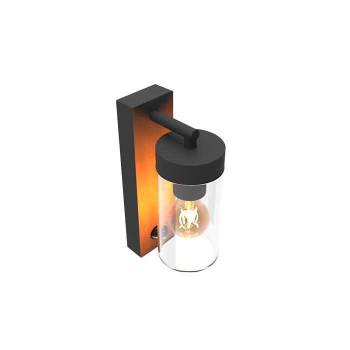 Calex outdoor wall light met bewegingssensor – zwart