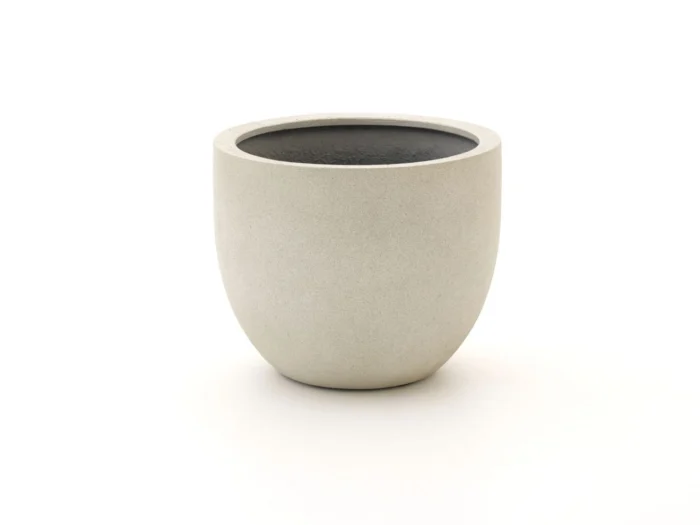 Luca Lifestyle Grigio New Egg Pot bloempot L ø55cm (h:46cm) - Wit