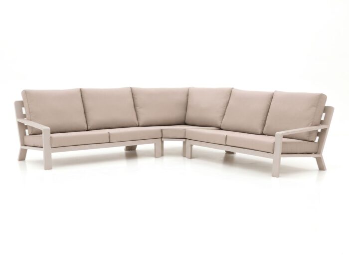 Bellagio tuinmeubelen Vazzola hoek loungeset 3-delig – Taupe
