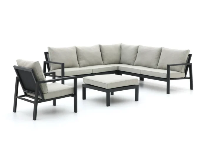 Manifesto Furniture Alzano hoek loungeset 5-delig - Grijs