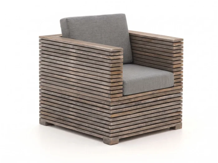 ROUGH Furniture ROUGH-C lounge tuinstoel - Bruin