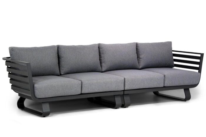 Santika Furniture Sovita lounge tuinbank 2-delig – Grijs-antraciet