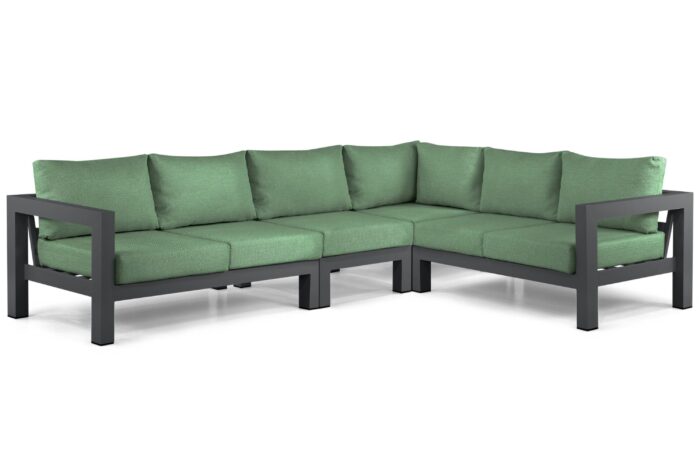 Lifestyle Garden Furniture Luca hoek loungeset 4-delig – Grijs-antraciet