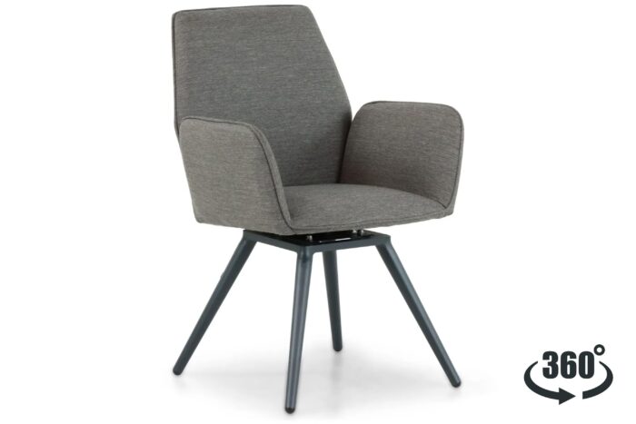 Lifestyle Garden Furniture Andorra dining tuinstoel – Grijs-antraciet