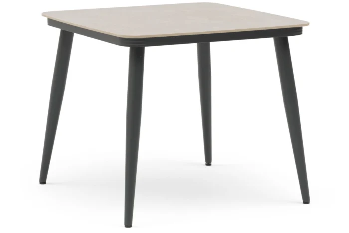 Coco Vienna dining tuintafel 90 x 90 cm - Grijs-antraciet