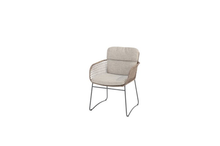 4so Aprilla dining stoel pure incl. 2 kussens – bruin