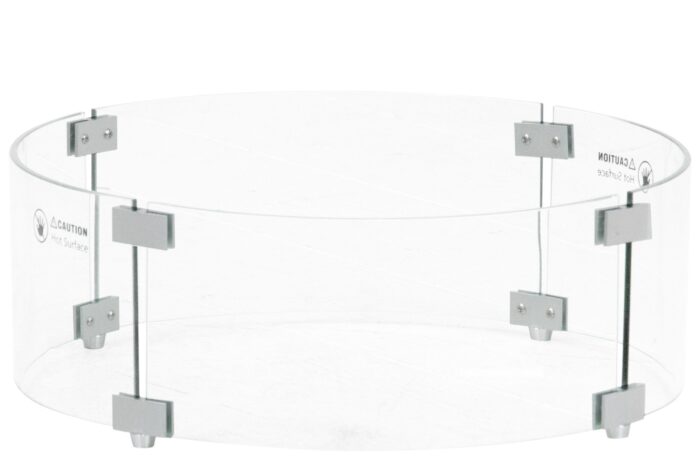 Lifestyle Garden Furniture glasset rond voor inbouwbrander – Transparant