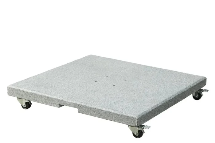 Platinum Sun & Shade | Salerno Parasolvoet Graniet met Wielen | 120 kg