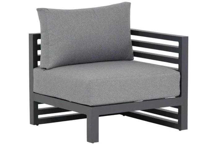 Santika Furniture Jaya eind module Quick Dry Foam - Grijs-antraciet