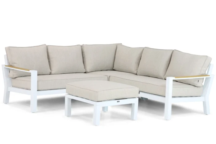 Lifestyle Garden Furniture Bilbao hoek loungeset 4-delig - Wit
